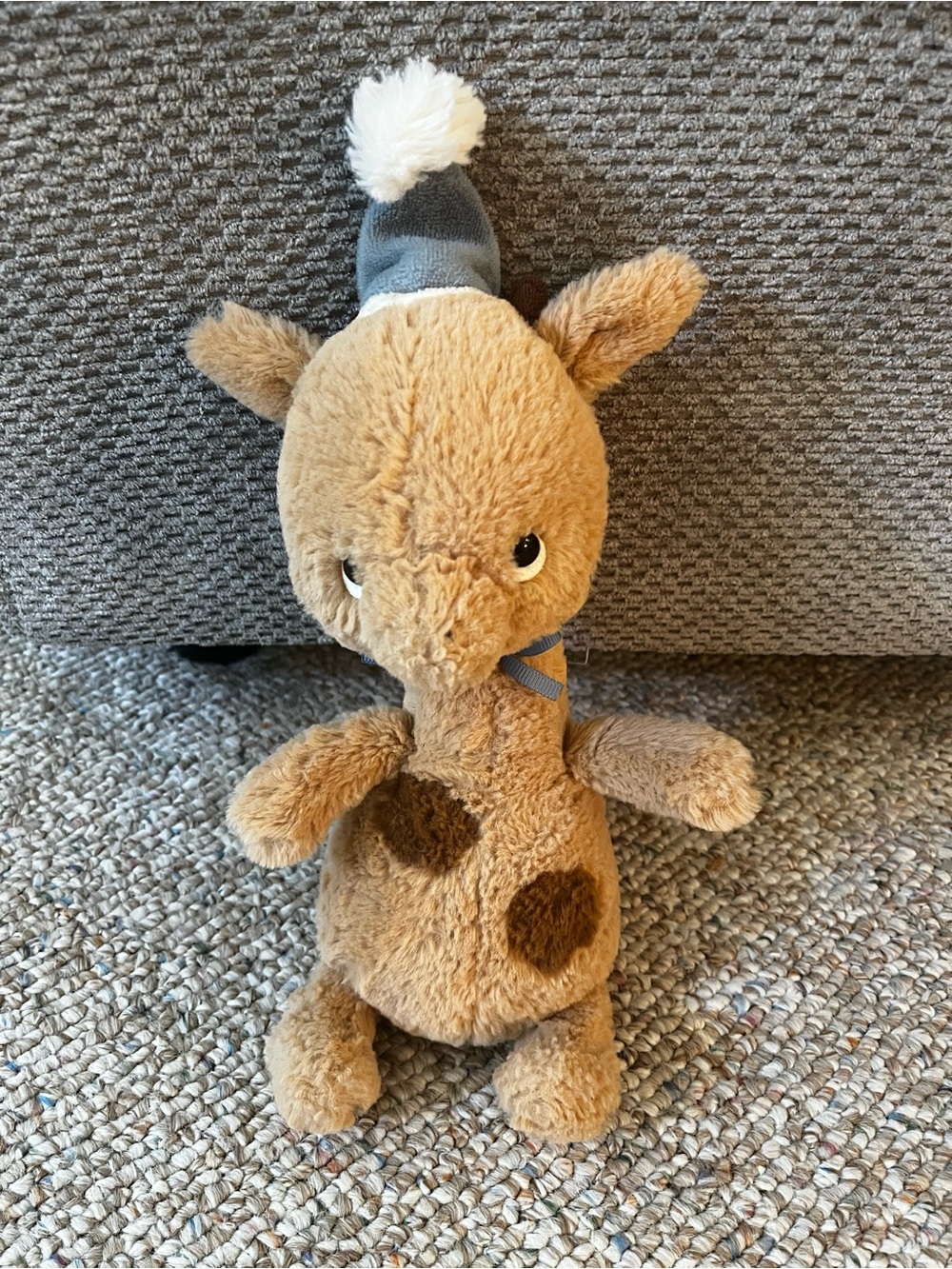 Plush Giraffe Stuffed Animal Toy - Brown